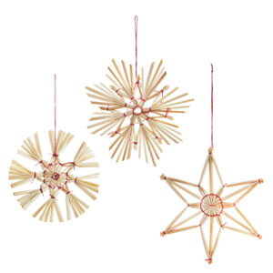 Julepynt fra Madam Stoltz (sæt med 3 stk.)