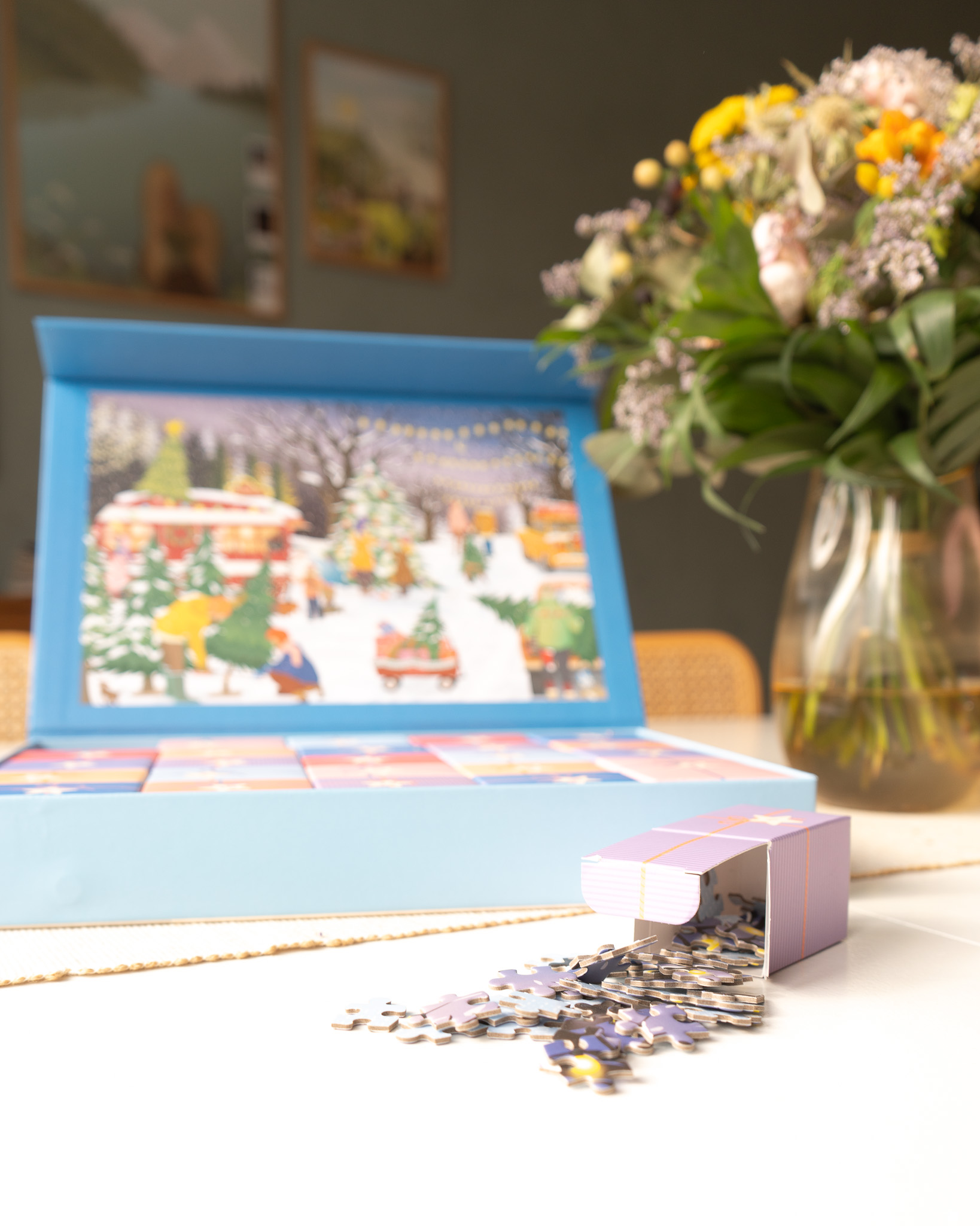 Puslespilskalender fra Vissevasse - 1000 brikker - Billede 3