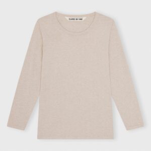 Care By Me | Langærmet T-Shirt “Breathe” (natur)
