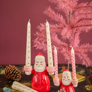 Lille Paraffinvoks Stearinlys | Rice – Heart Print