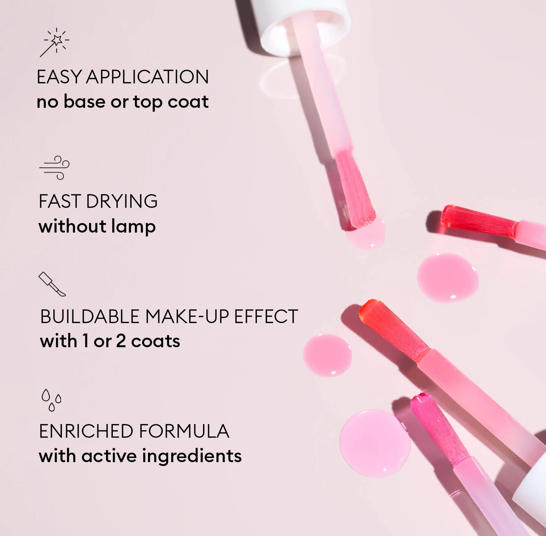 Active Glow neglelak | Manucurist - grape - Billede 3