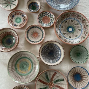 Håndmalet skål fra Jou Quilts (16-19ø)