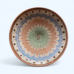 Håndmalet tallerken fra Jou Quilts (19-22ø) (Kopier)