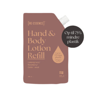 Hand & body lotion | Re.Essence – Citrongræs/Rosmarin/Cedertræ (500 ml. Refill)