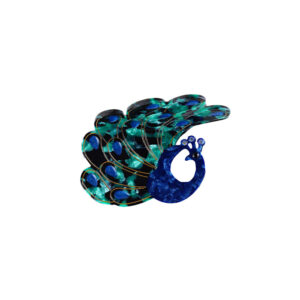 By Stær | Hårklemme – Påfugl