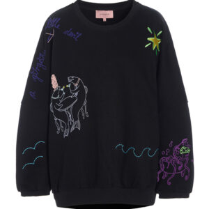 Eva Sweatshirt | HUNKØN – Sort