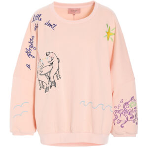 Eva Sweatshirt | HUNKØN – Rosa