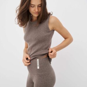 Mind Leggins | Care By Me – Dusty Brown Melange