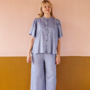 Astrid Skjorte | Habiba – Sapphire