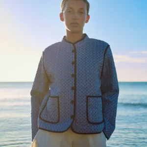 Astrid Quiltet Jakke | Habiba – Sapphire