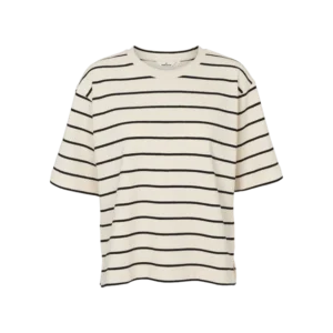 Anneli oversized t-shirt | Basic Apparel – Birch/Black