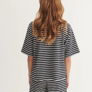 Anneli oversized t-shirt | Basic Apparel – Sky Captain/Birch