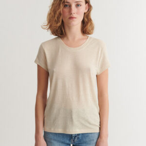 Ashly SS Tee | Basic Apparel – Sand