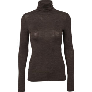 Rinja T-neck | Basic Apparel – Chocolate torte