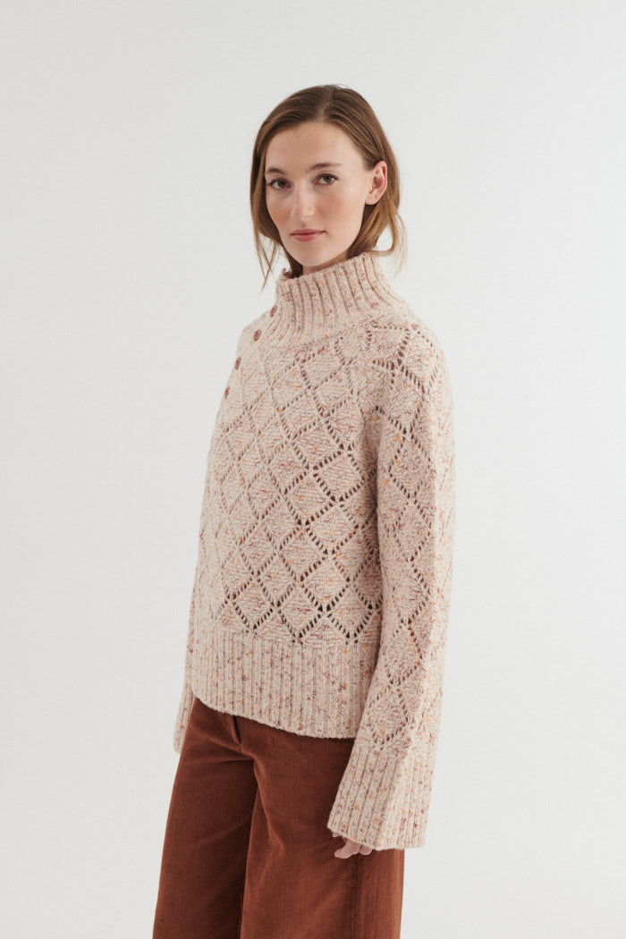 Utta H. Neck | Basic Apparel - Tortoise Shell Utta H. Neck | Basic Apparel - Tortoise Shell - Billede 4