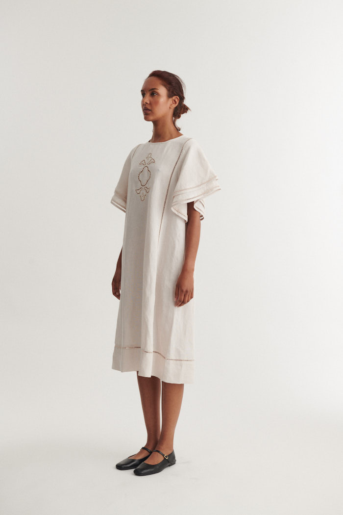 Arina Kjole | Basic Apparel - Moonbeam - Billede 3