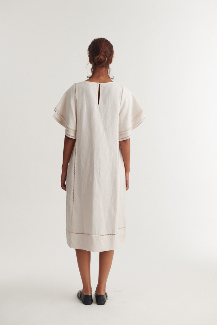 Arina Kjole | Basic Apparel - Moonbeam - Billede 4