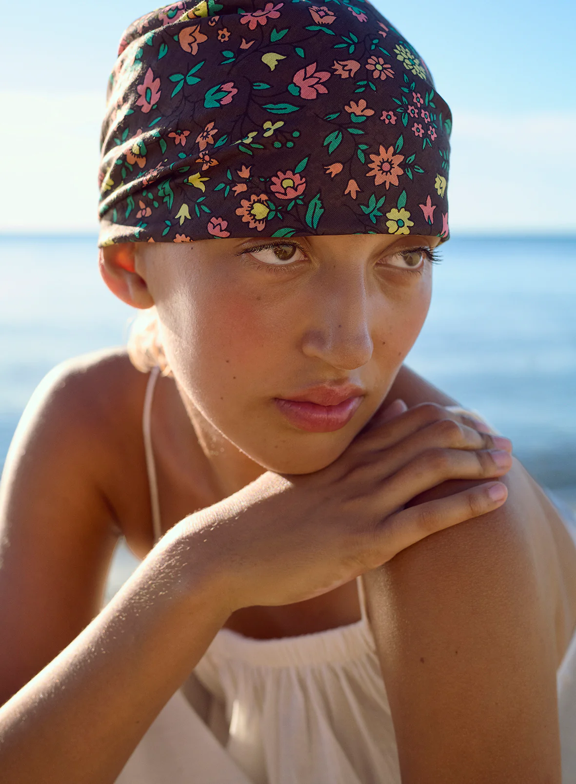 Habiba Bandana | Hilma - Coffee - Billede 3