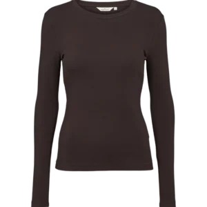 Ludmilla langærmet t-shirt | Basic Apparel – Chocolate Torte