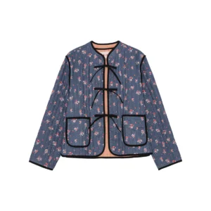 Rebecca Quiltet Jakke | Habiba – Sapphire