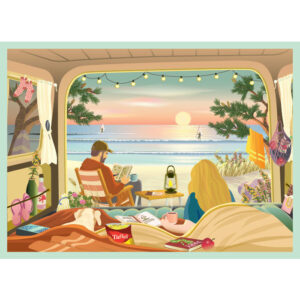 Puslespil | VISSEVASSE – Camper By the Ocean (1000 brikker)