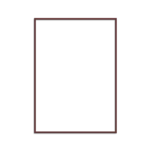 Træramme – Blomme (50 x 70 cm)