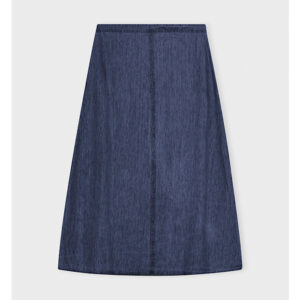 CARE BY ME | A-skirt “Joy” – Mørk Blå Denim