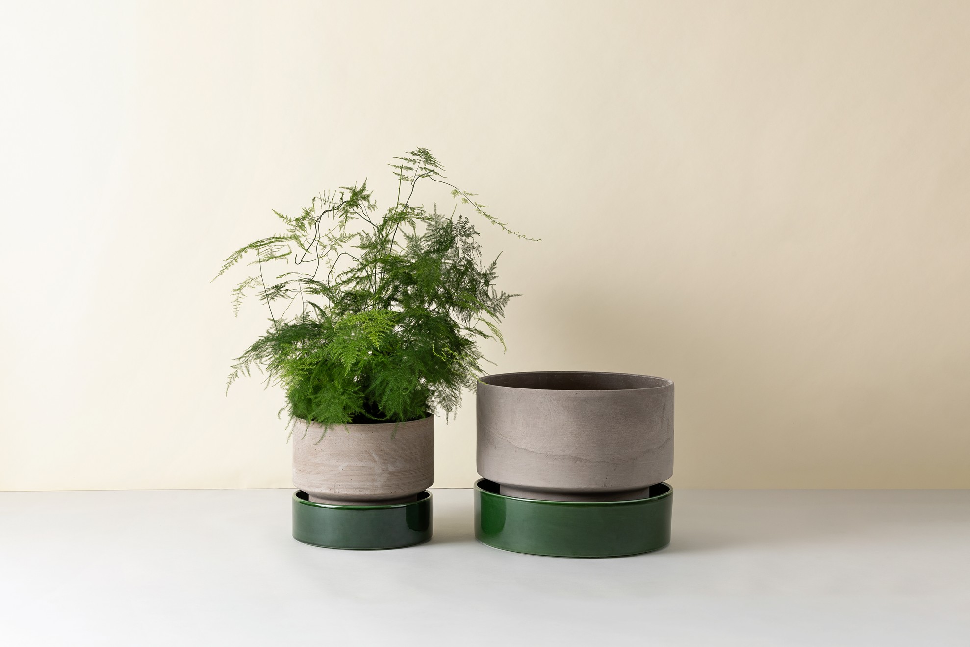 Hoff Potte | Bergs Potter - Rå Grå (lav model) Hoff Potte | Bergs Potter - Rå Grå (lav model) - Billede 3