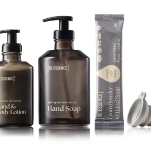 Re.Essence | Duo Håndsæbe og Lotion – Gavesæt (Lavendel/Fyrrenål)