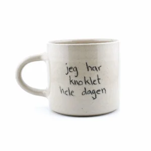 Hånddrejet Kop | Formfast – Jeg har knoklet hele dagen
