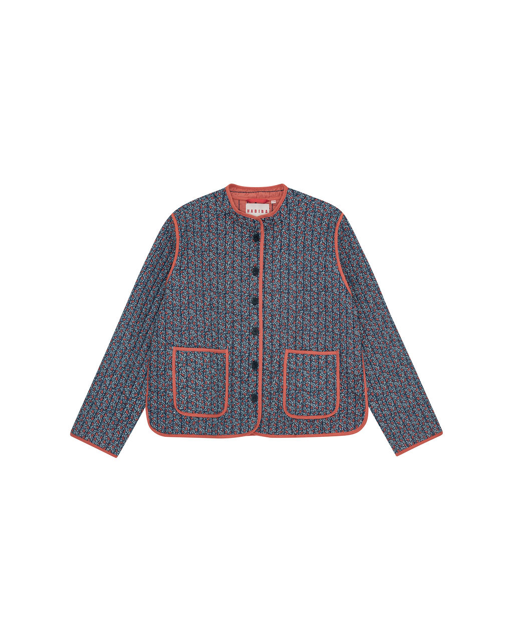 Campanula Quiltet Jakke | Habiba - Indigo JQ1345 CAMPANULA QUILTED CHINA JACKET INDIGO Main