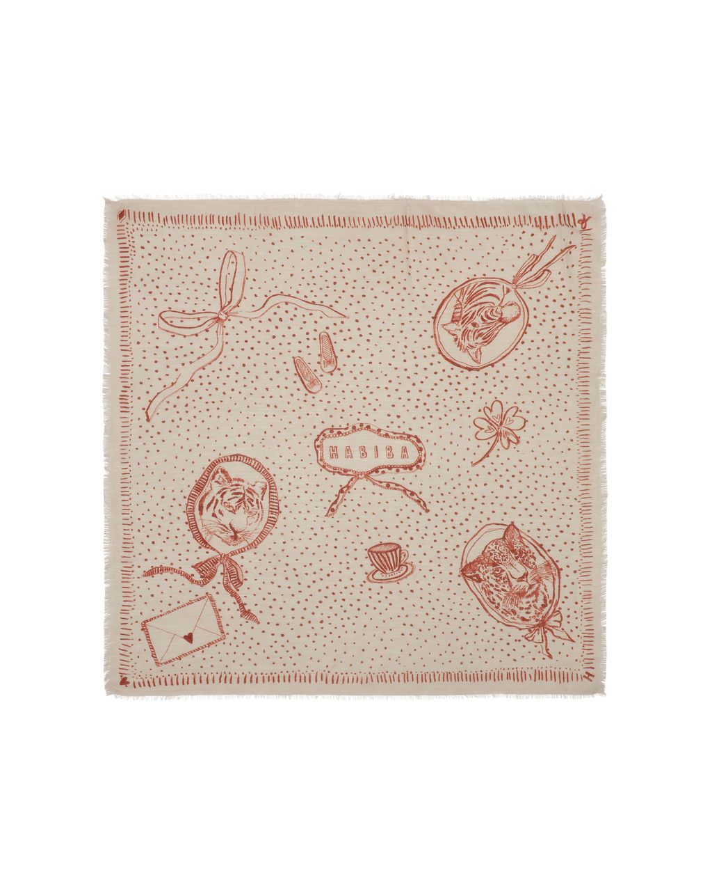 Storia Uldtørklæde | Habiba - Sand SF1335 STORIA SCARF SAND Extra 0