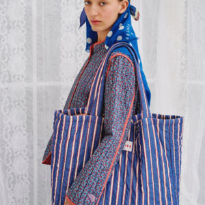 Marmi Quiltet Weekendtaske | Habiba – Japan Blue