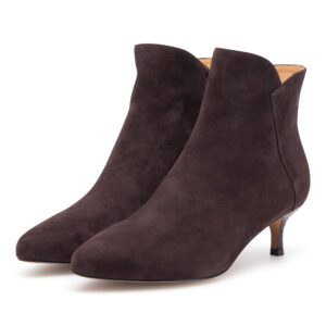 Ankelstøvle Saga Zip S | Woden – Chocolate