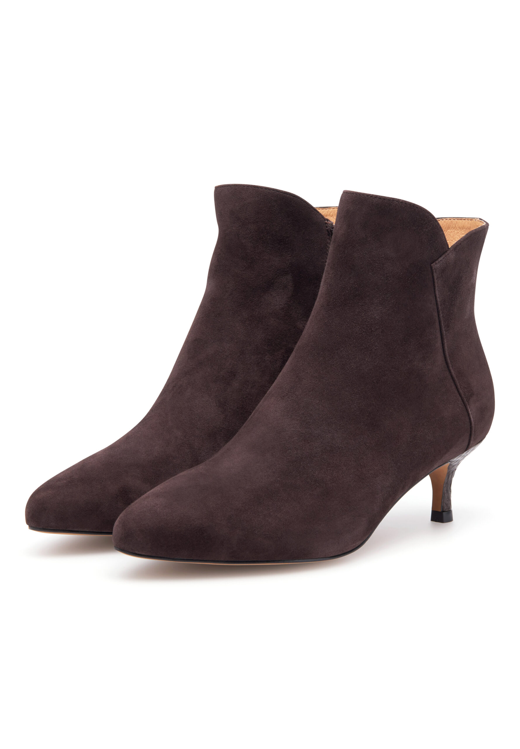 Ankelstøvle Saga Zip S | Woden - Chocolate Ankelstøvle Saga Zip S | Woden - Chocolate - Billede 2