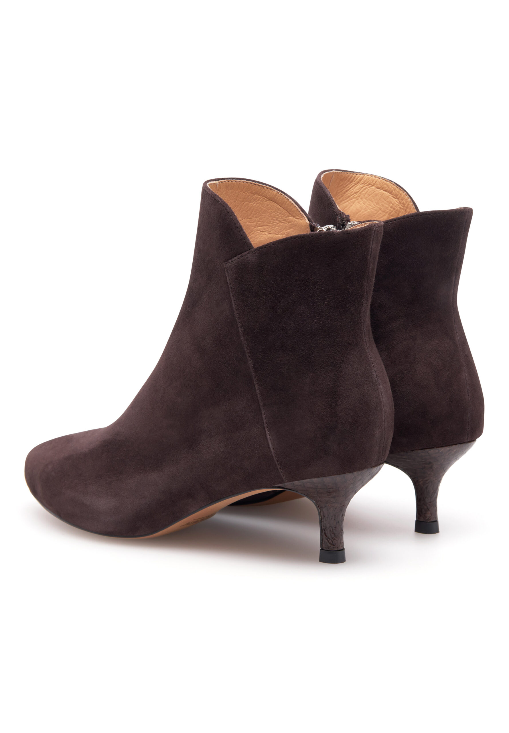 Ankelstøvle Saga Zip S | Woden - Chocolate Ankelstøvle Saga Zip S | Woden - Chocolate - Billede 3