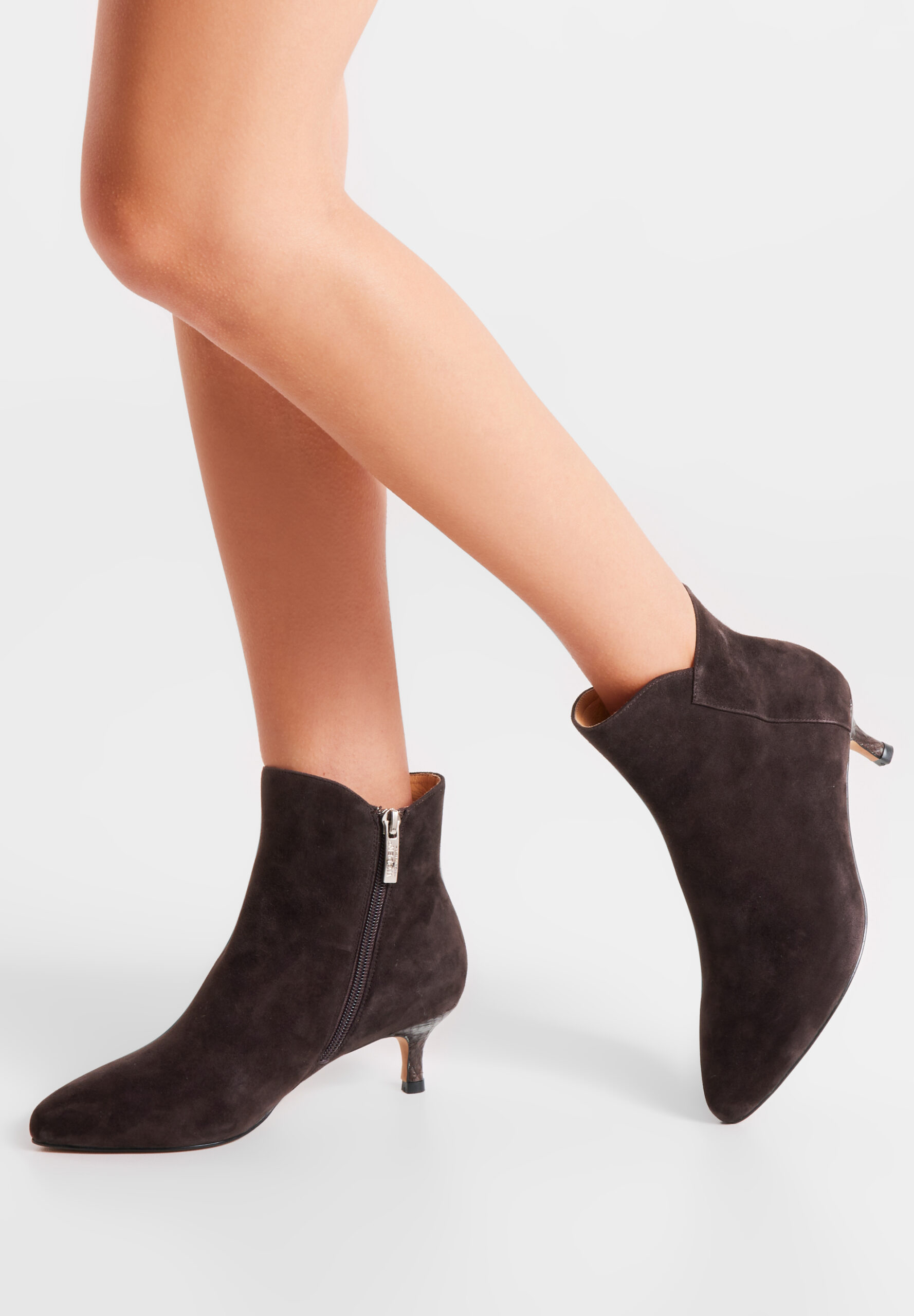 Ankelstøvle Saga Zip S | Woden - Chocolate Ankelstøvle Saga Zip S | Woden - Chocolate - Billede 5