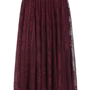 Stine Skirt | HUNKØN – Oxblood
