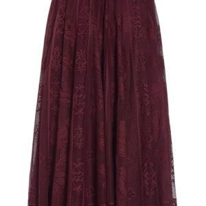 Stine Skirt | HUNKØN – Oxblood