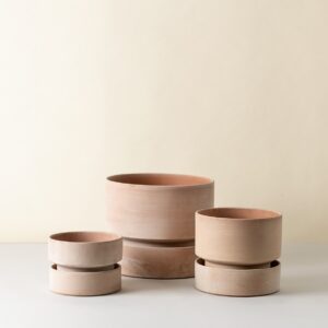 Hoff Potte | Bergs Potter – Rå Rosa (lav model)