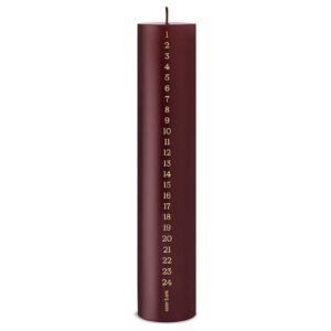 Kalenderlys fra Ester og Erik – Deep Wine (5 cm.)