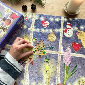 Puslespil | VISSEVASSE – Christmas Window (500 brikker)