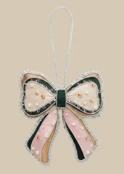 Julepynt fra Nynne Rosenvinge | Glitter Bow IMG 5324 grande