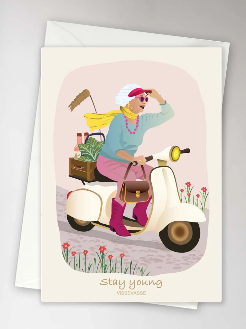 Anledningskort fra VISSEVASSE - Stay Young Stayyoung Mrs.Envelope 3c51dd4f 9279 43f3 bf1b a53798b58bf9