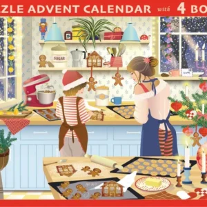 Puslespilsadventskalender | Vissevasse – 1000 brikker (Sweet Christmas)