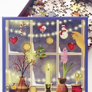 Puslespil | VISSEVASSE – Christmas Window (500 brikker)