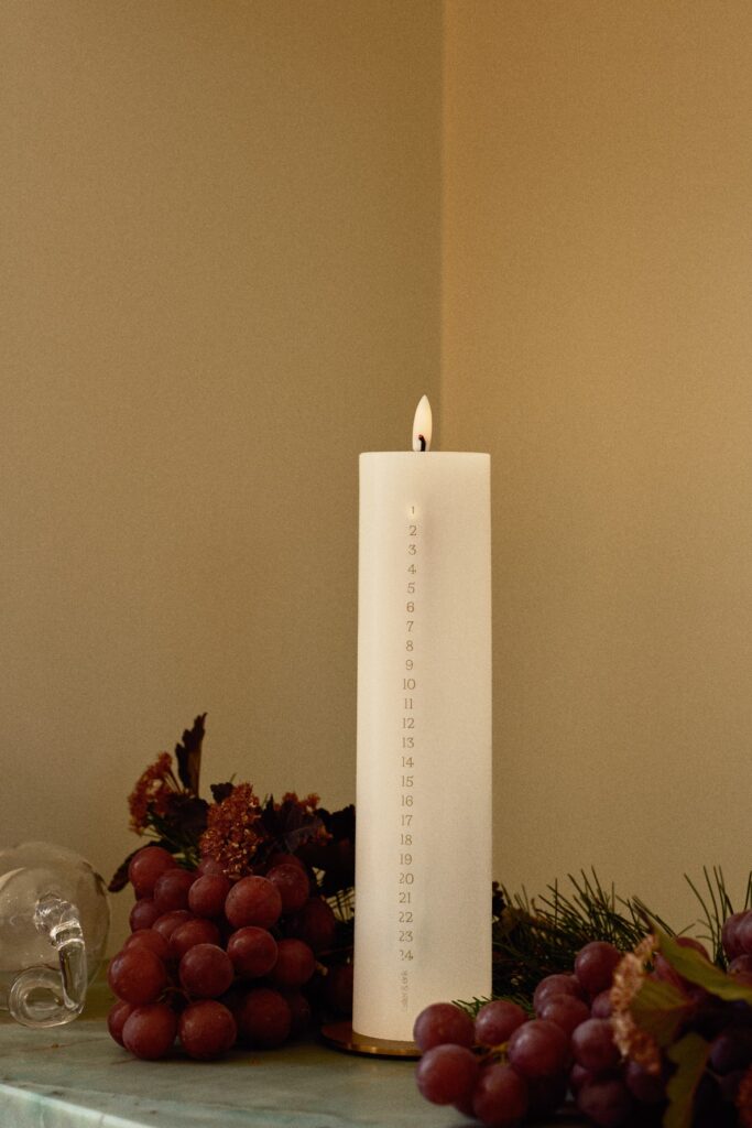 LED Kalenderys | Ester og Erik - Linen Grey LED Kalenderys | Ester og Erik - Linen Grey - Billede 2