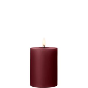 LED bloklys fra Ester og Erik – Deep Wine (10 cm. højt)