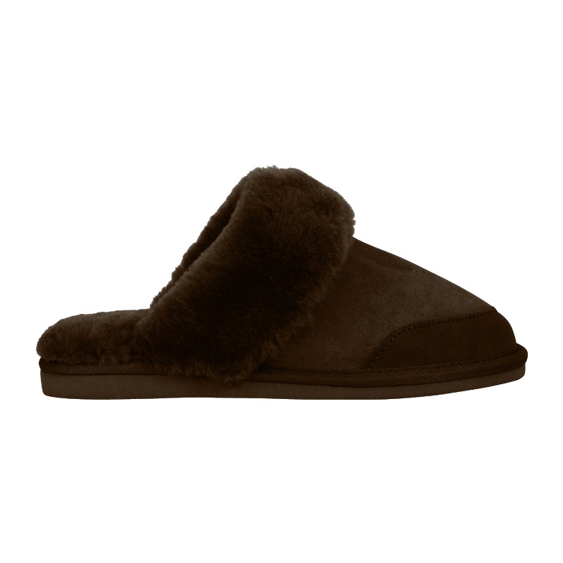 new zealand boots womens slipper coffee